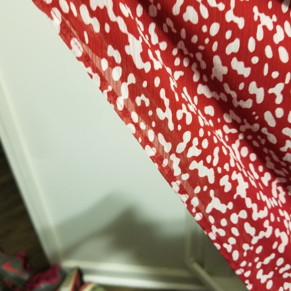 Cato skirt - red w/ white polka dots - Picture 4 of 5
